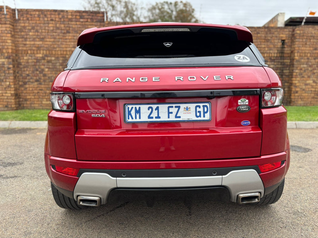 2012 Range Rover Evoque SD 4 Dynamic